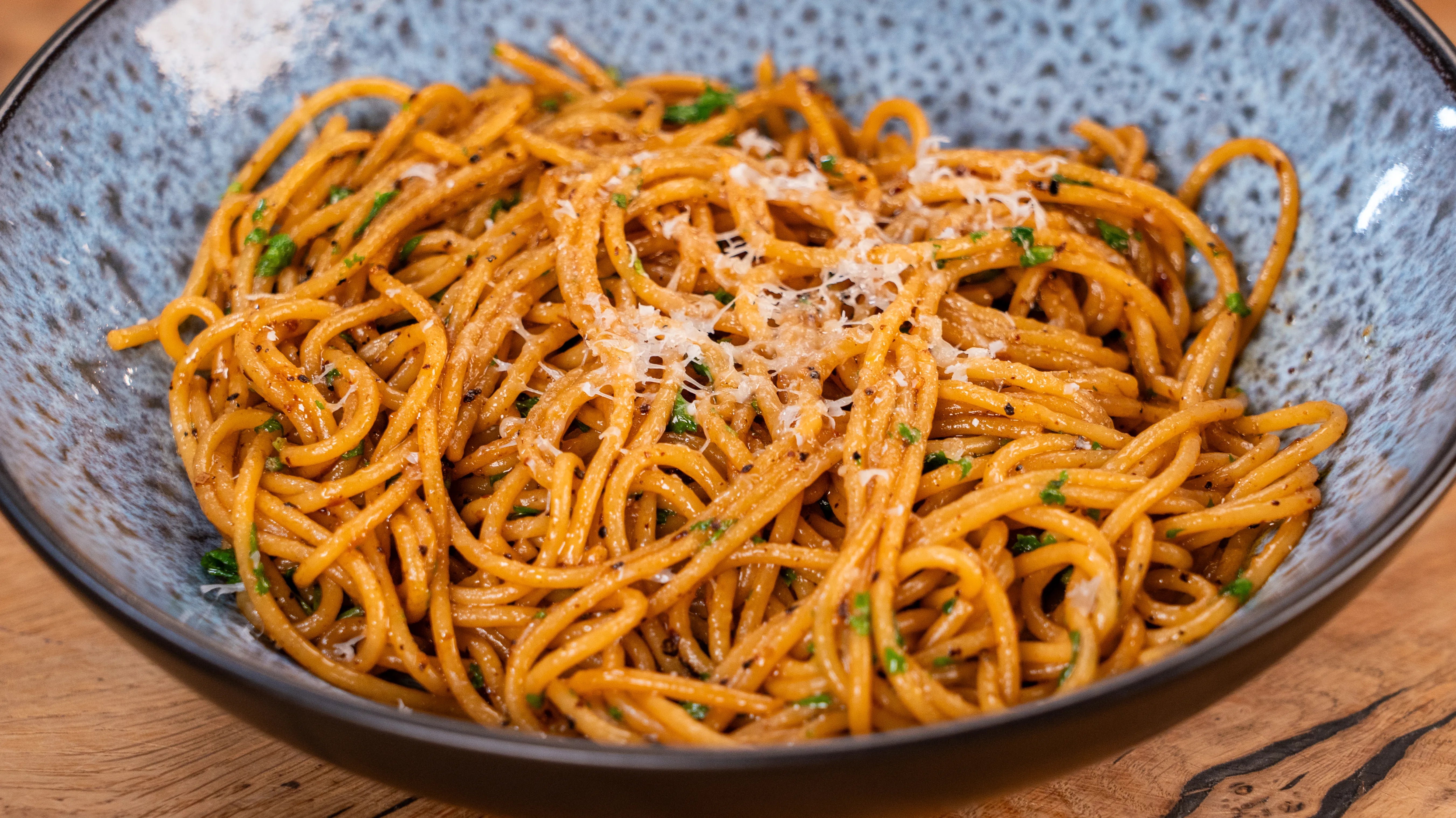 Spaghetti Aglio e Olio Style