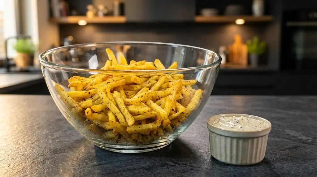 Knusprige Trüffelpommes aus dem Airfryer
