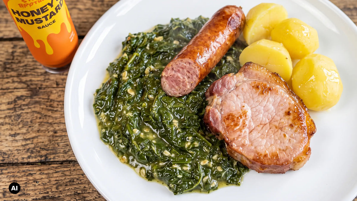 Grünkohl mit Kasseler und Mettenden