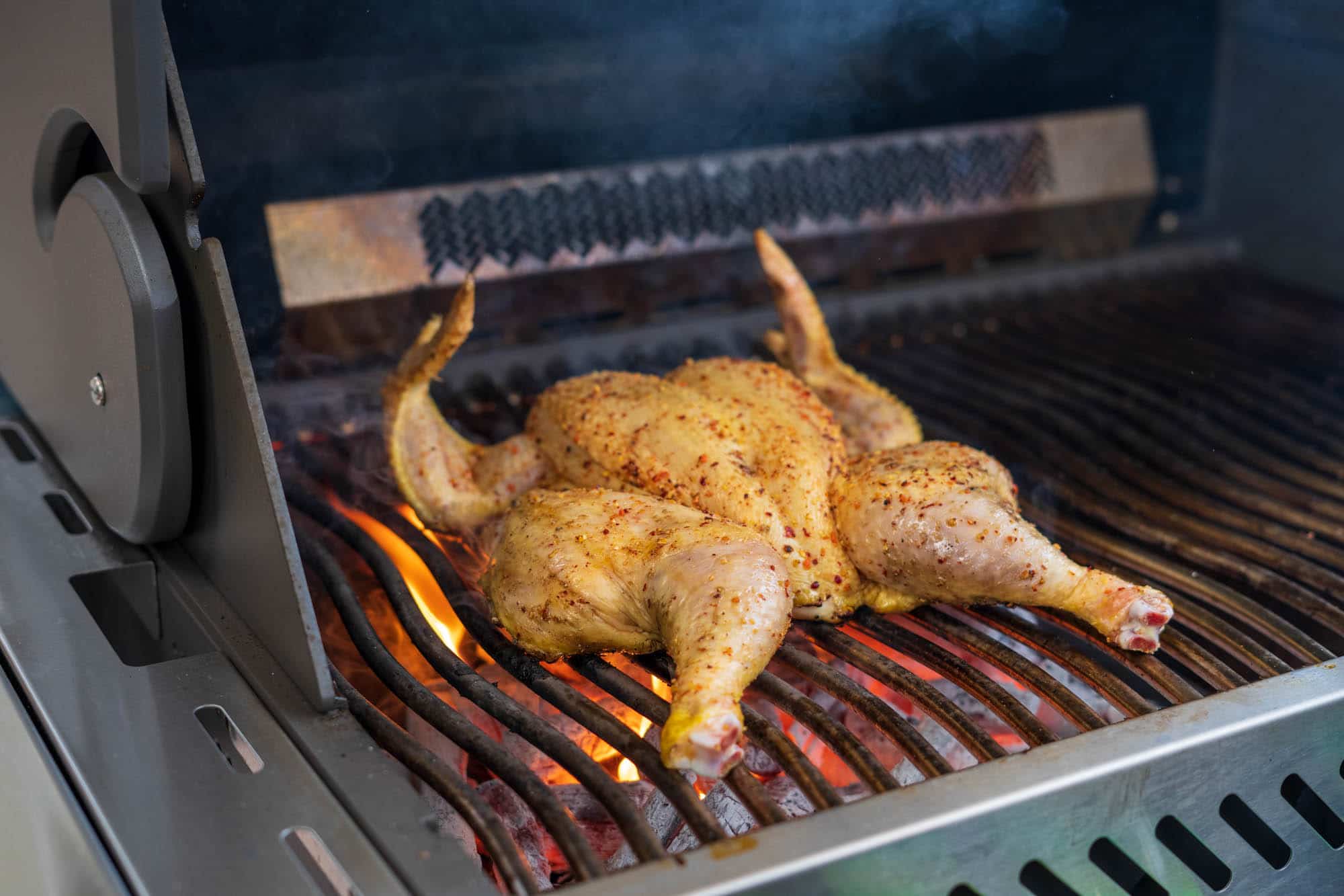 Ganzes Hähnchen grillen in nur 20 Minuten
