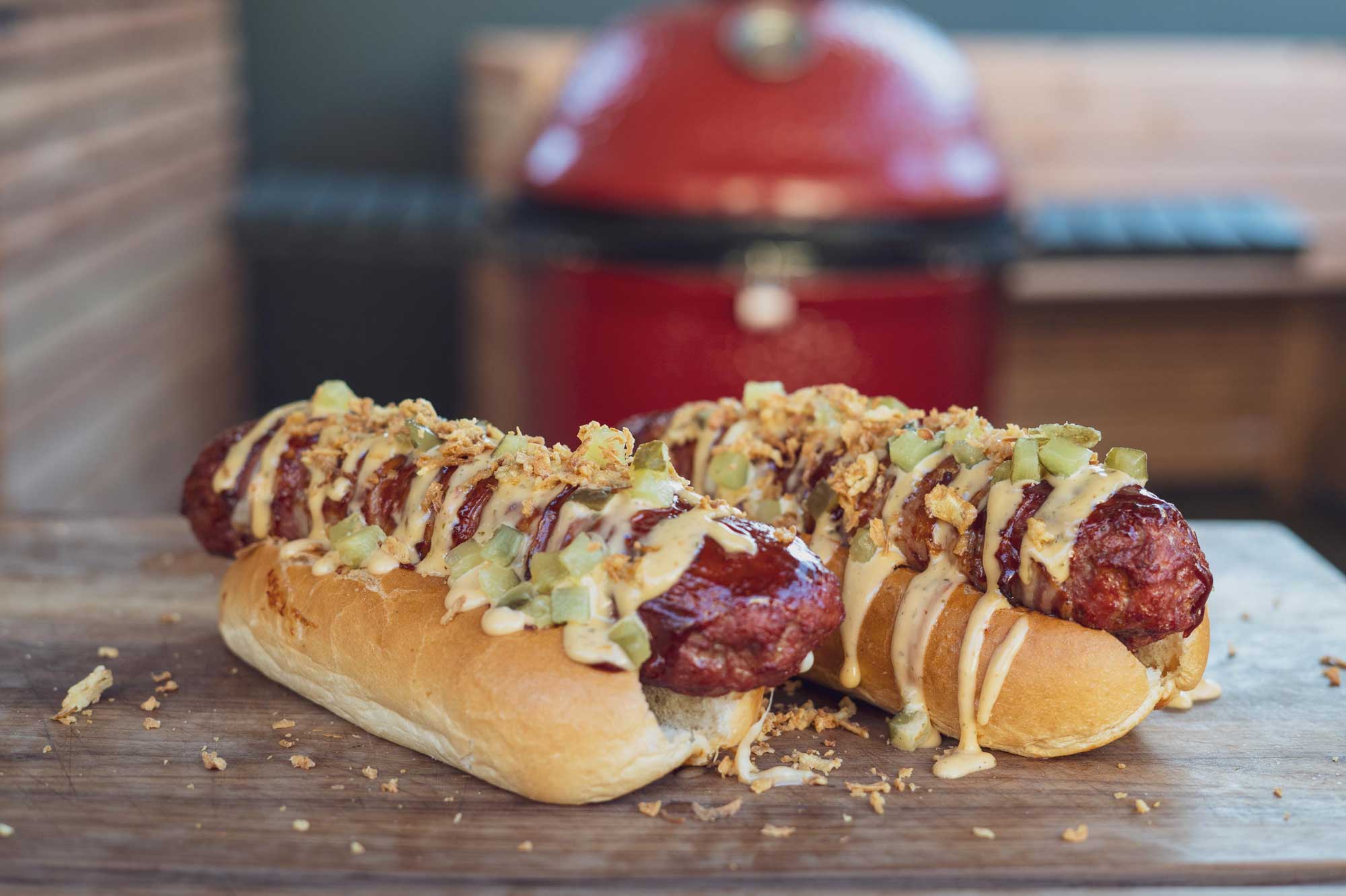 Bacon Bomb Hot Dog Rezept