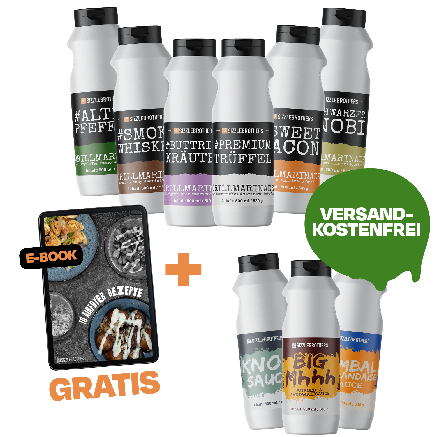 SizzleBrothers Airfryer-Bundle L