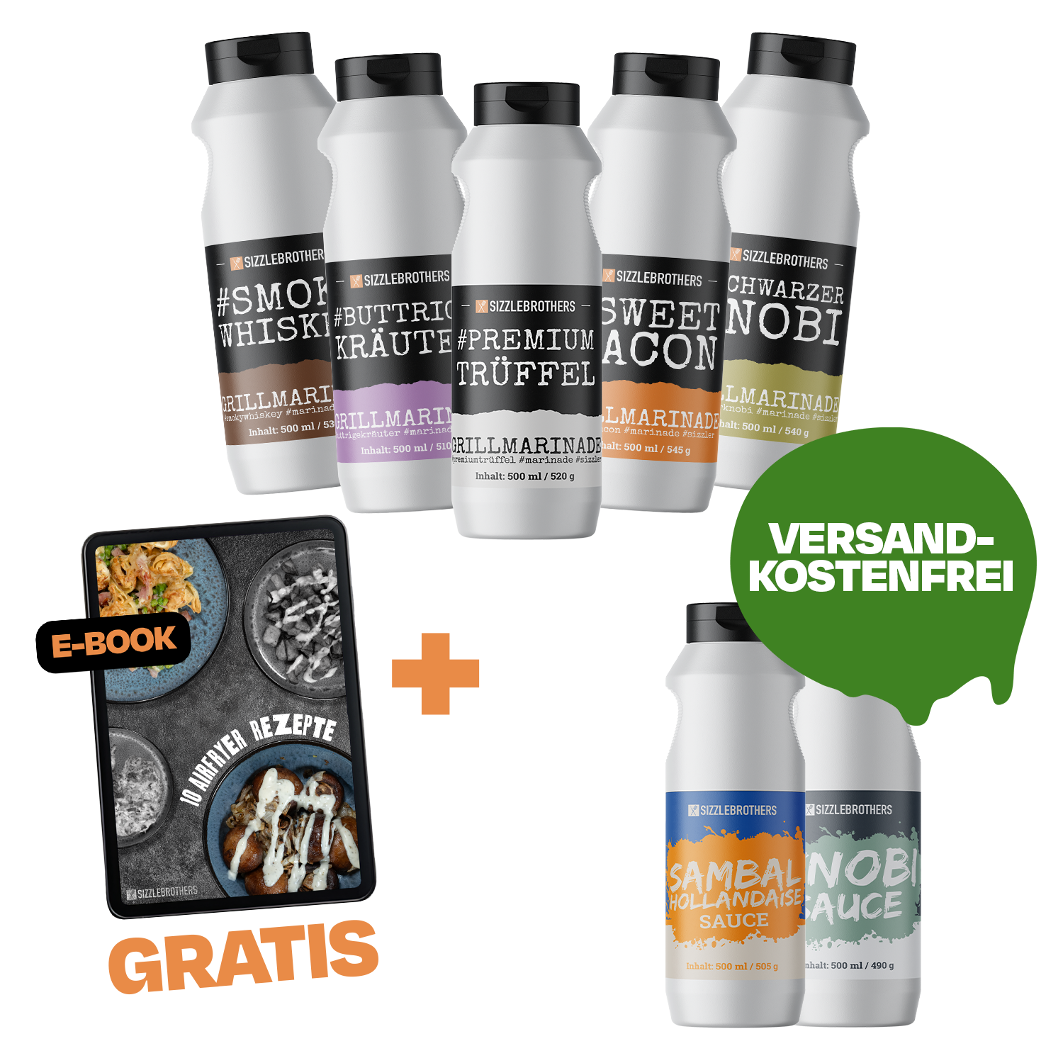 SizzleBrothers Airfryer-Bundle M