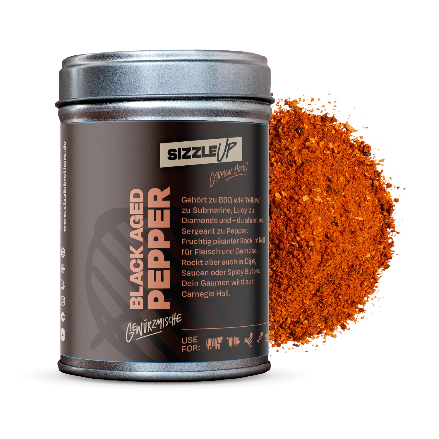Black Aged Pepper SizzleBrothers Rub