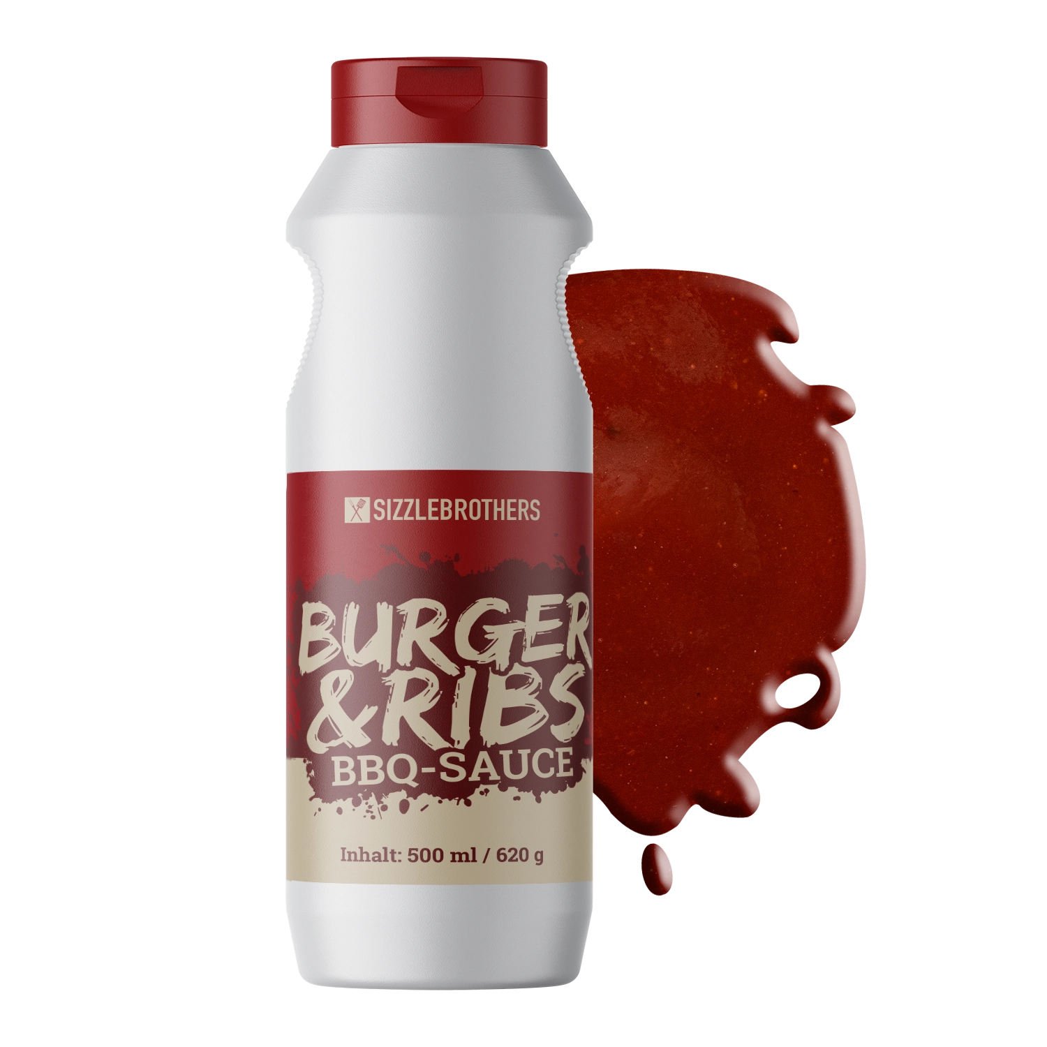 SizzleBrothers Burger & Ribs BBQ-Sauce 500ml