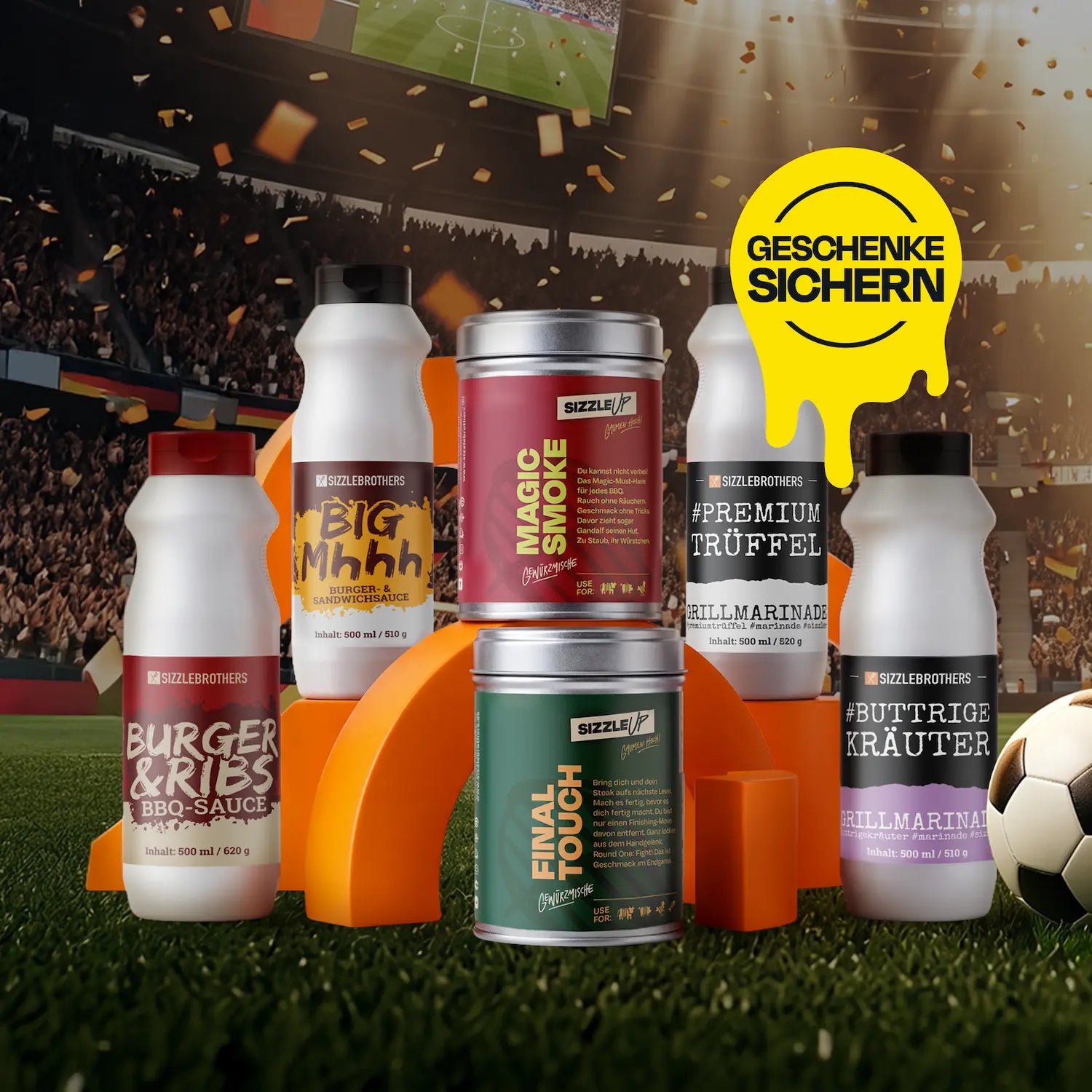 SizzleBrothers Aktions Bundle zur Fussball Weltmeisterschaft