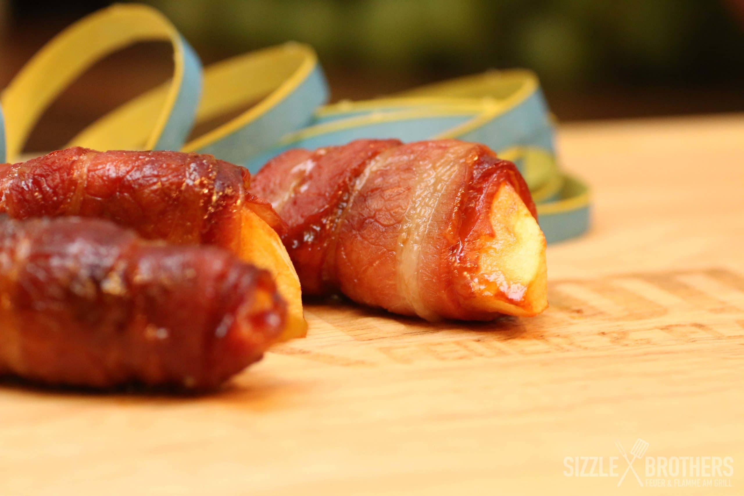 Apfel Bacon Bonbons sind fertig