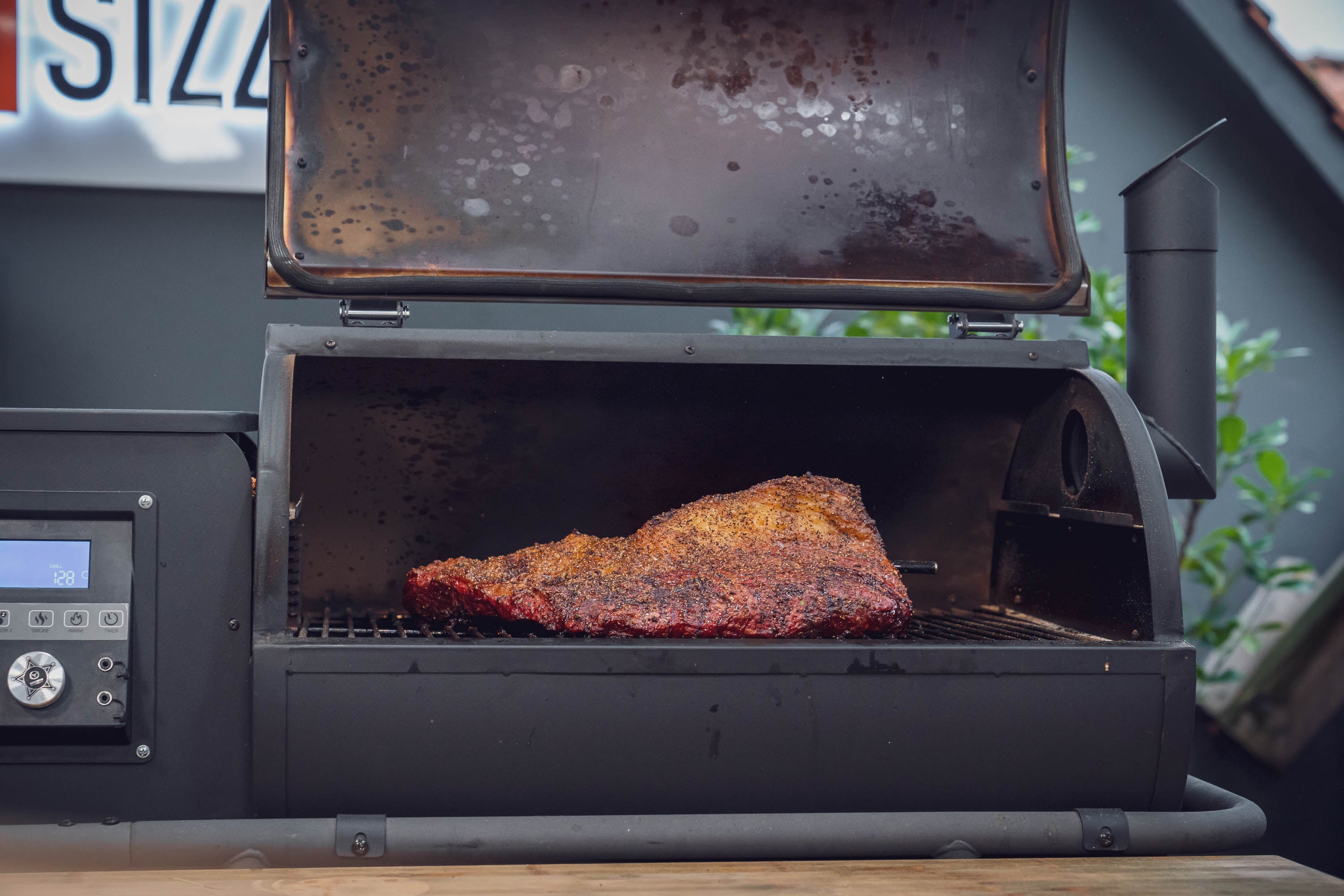 Beef Brisket auf dem Smoker