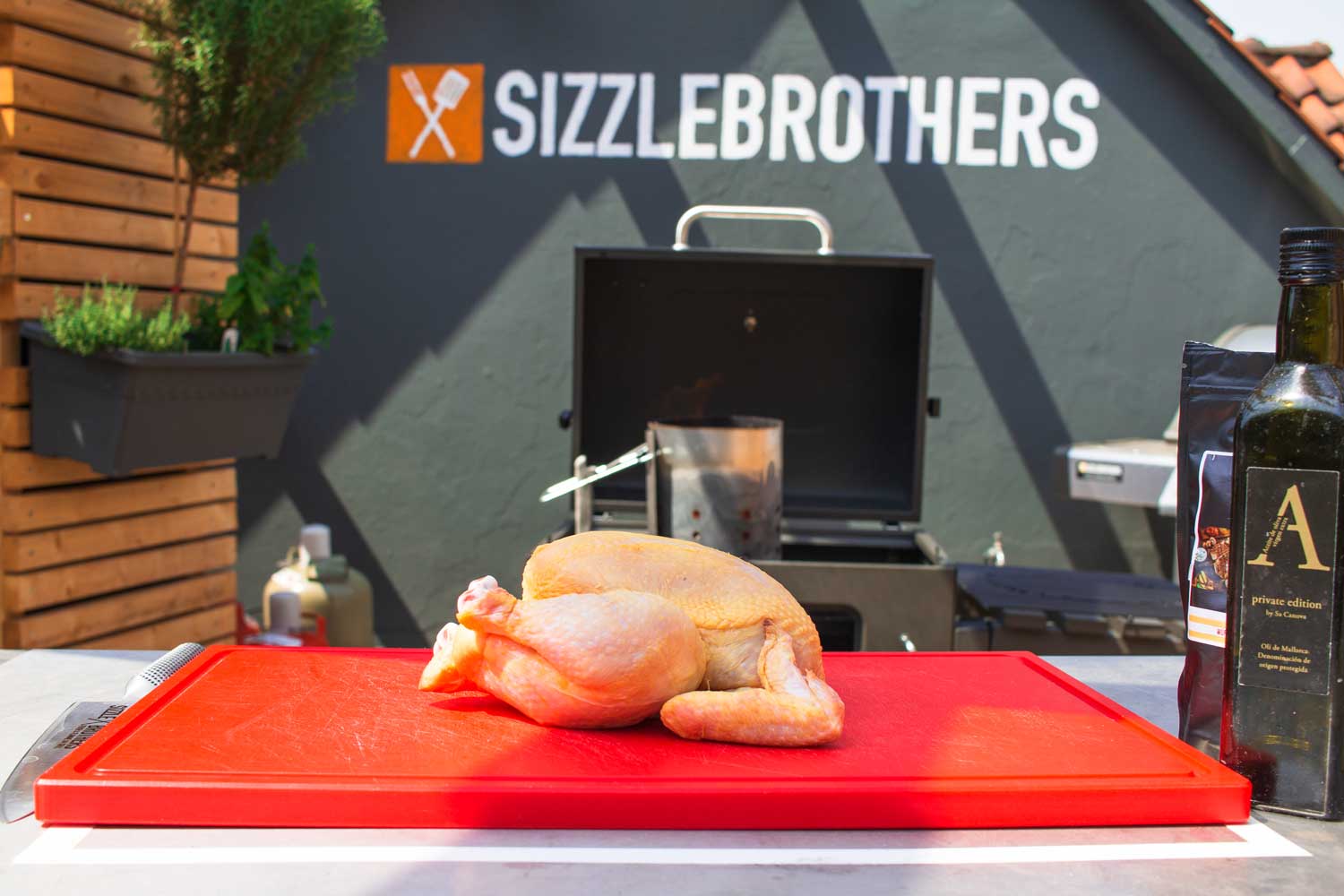 Dieses Hähnchen wird zum Cola Hähnchen verarbeitet