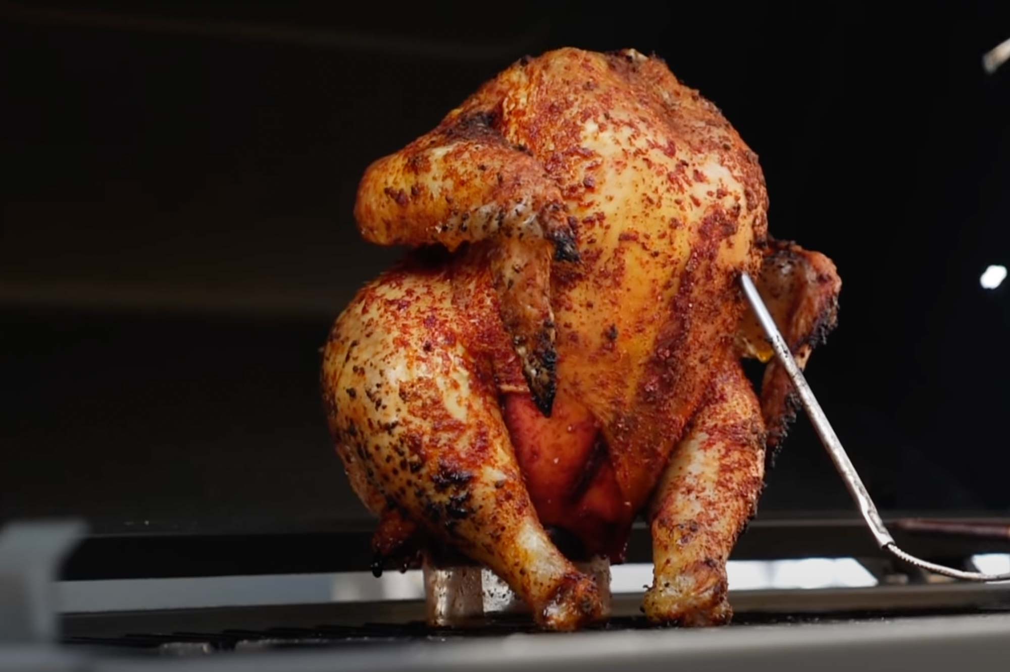 Saftiges Cola Hähnchen auf dem Grill