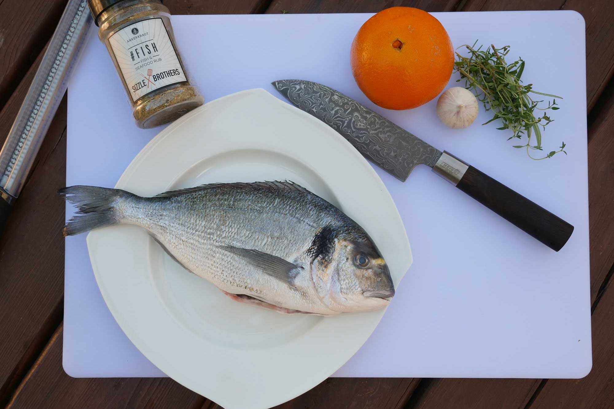 Dorade grillen mit #Fish