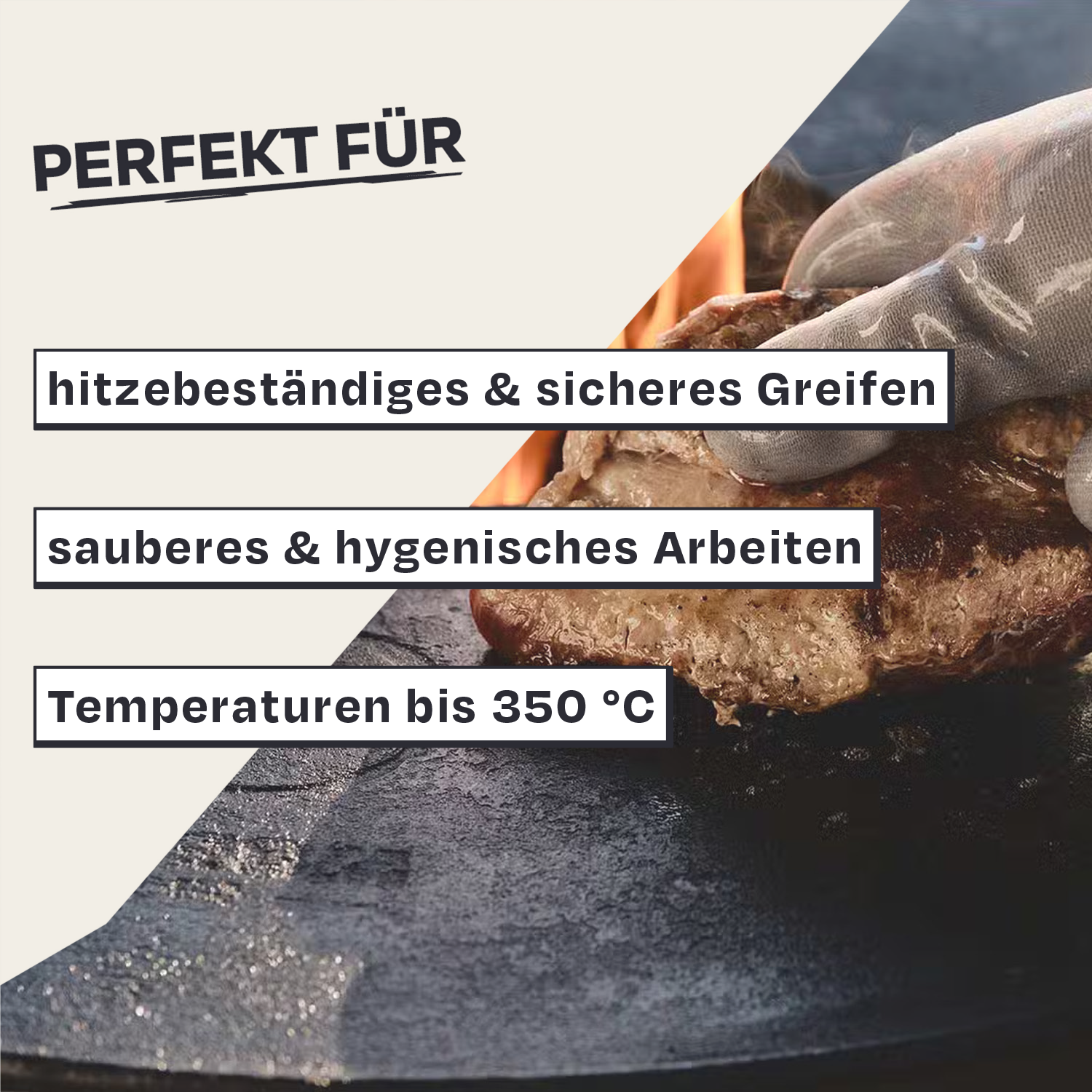 HeatPro Gloves - Hitzehandschuhe aus Silikon