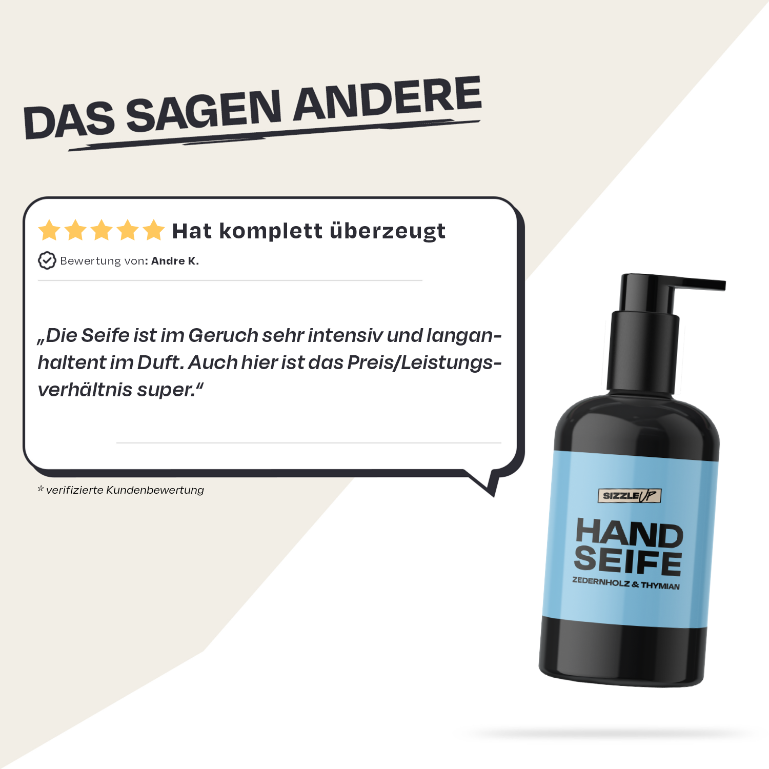Handseife - Zedernholz & Thymian
