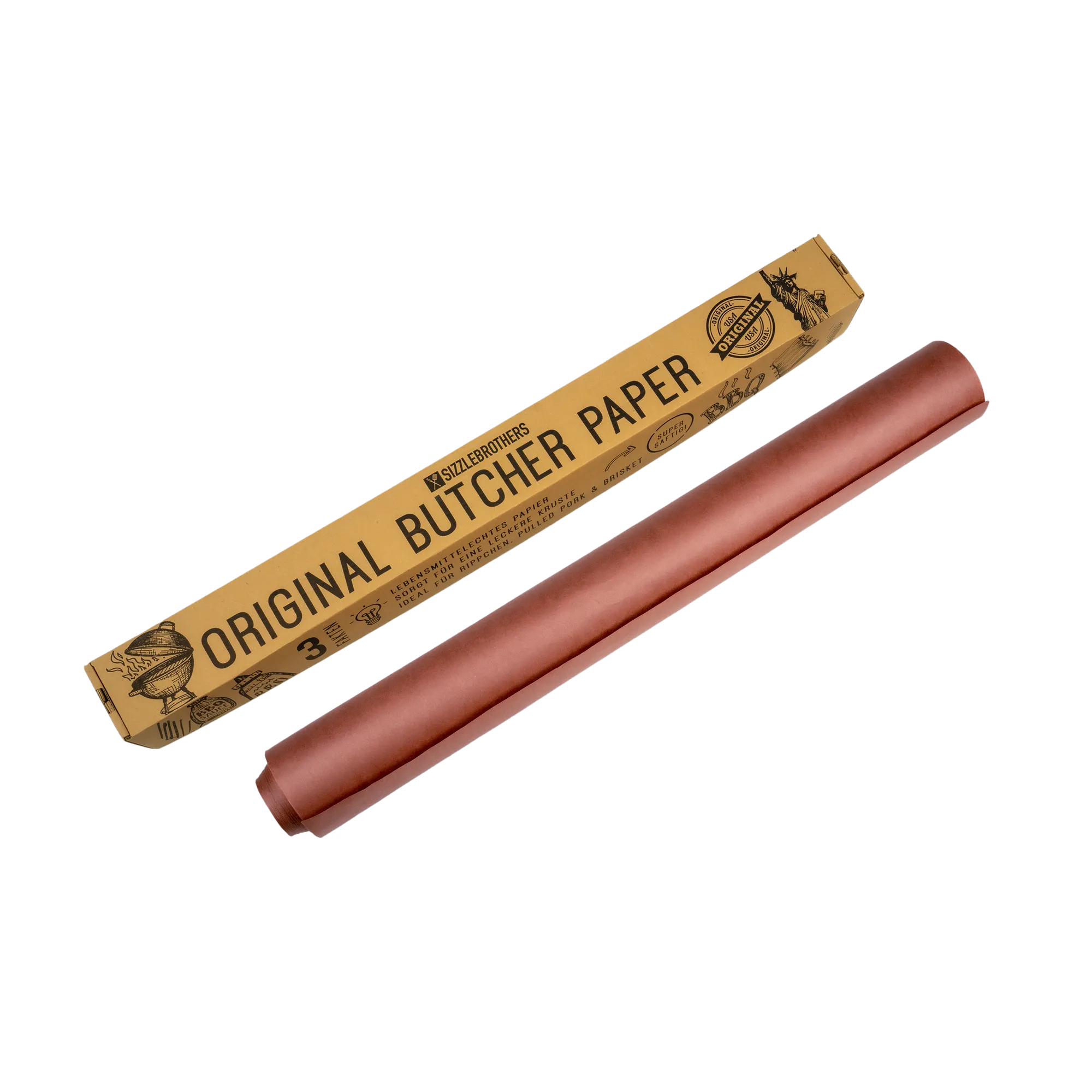 Original Pink Butcher Paper USA für BBQ & Grill SizzleBrothers