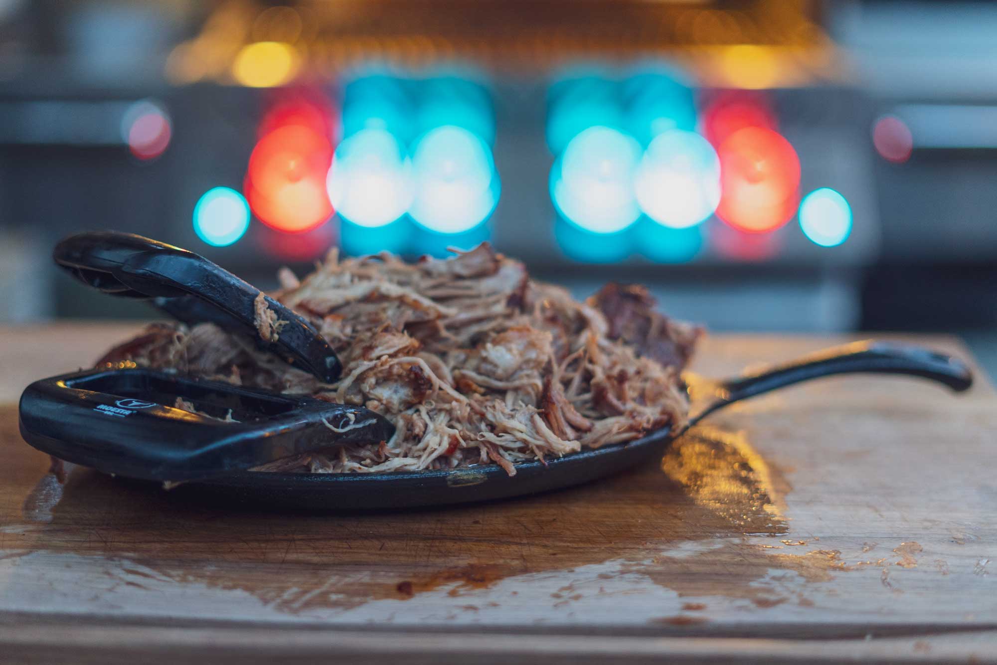 Pulled Pork aus dem Backofen mit Pulled Pork Krallen