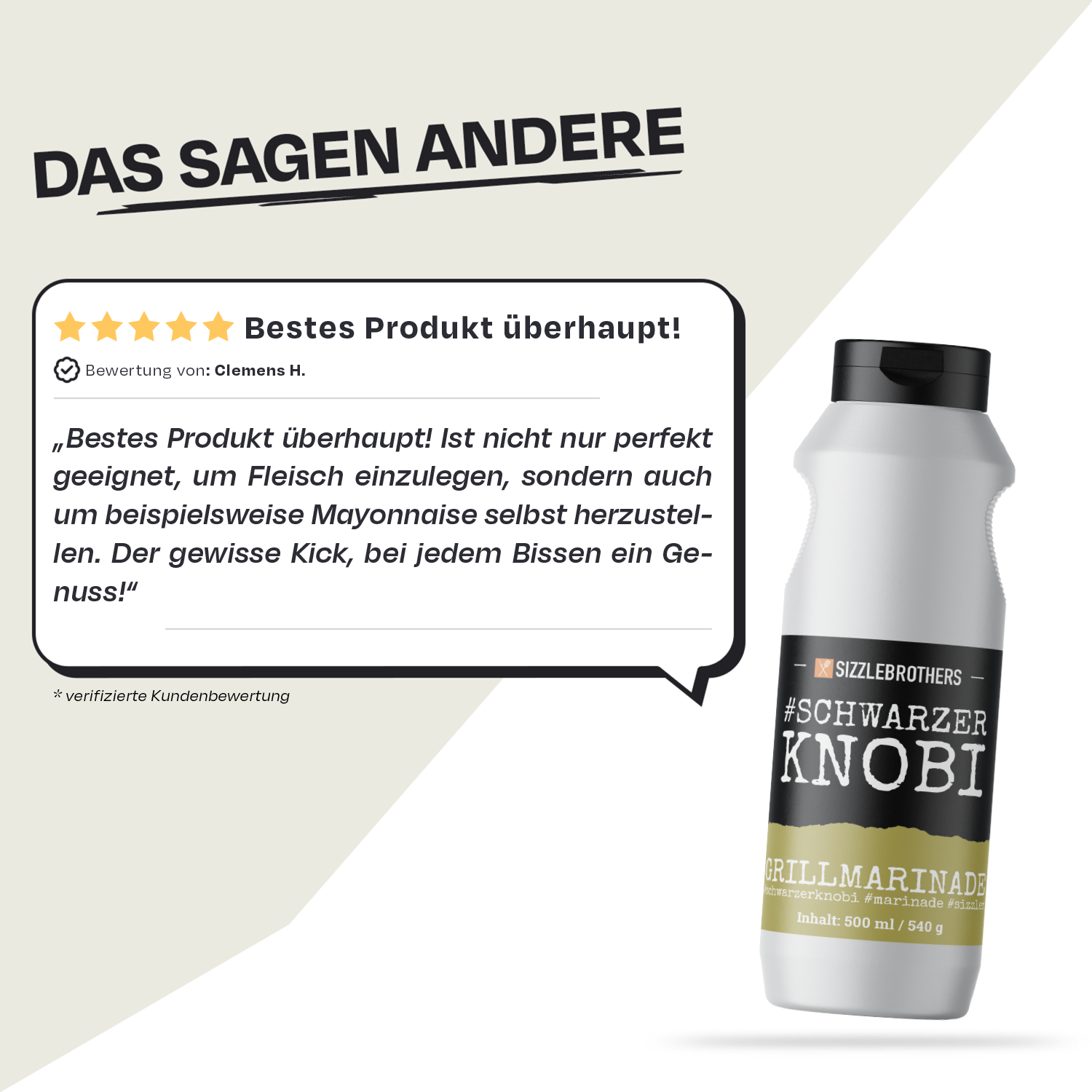 #SchwarzerKnobi - Grillmarinade