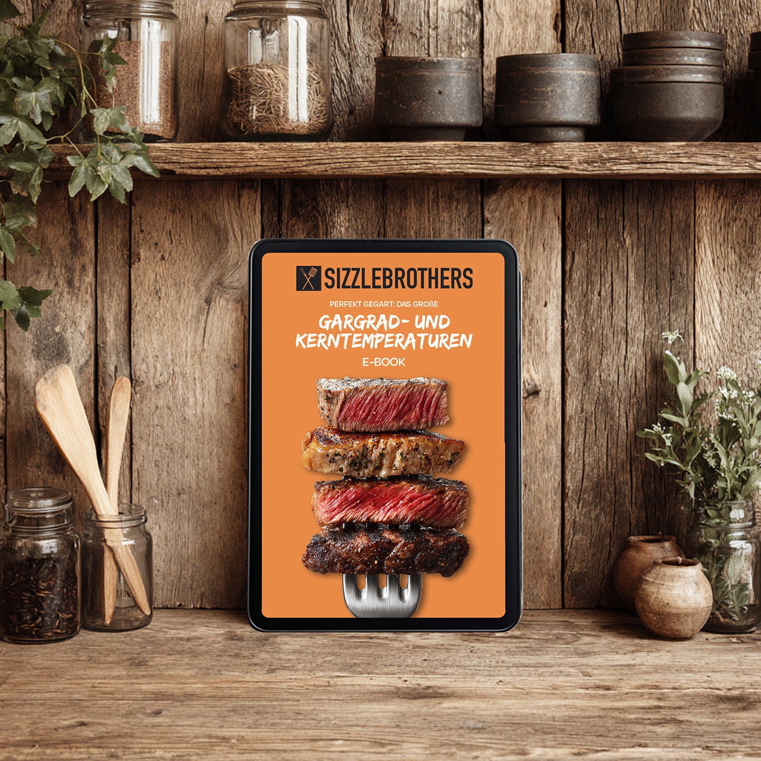SizzleBrothers eBook – Gargrad- und Kerntemperaturen