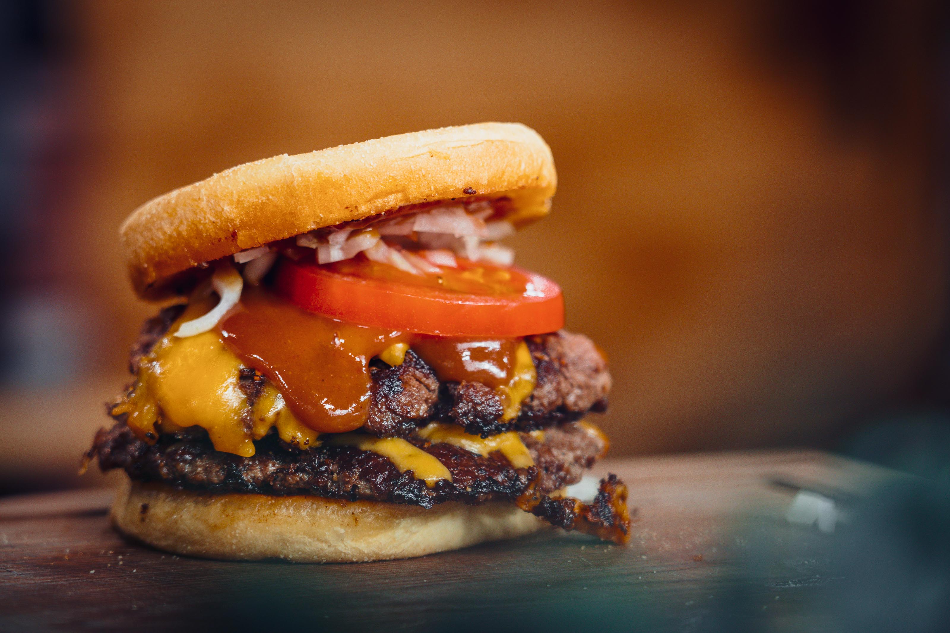 Der leckere Classic Smashed Burger von Kilian