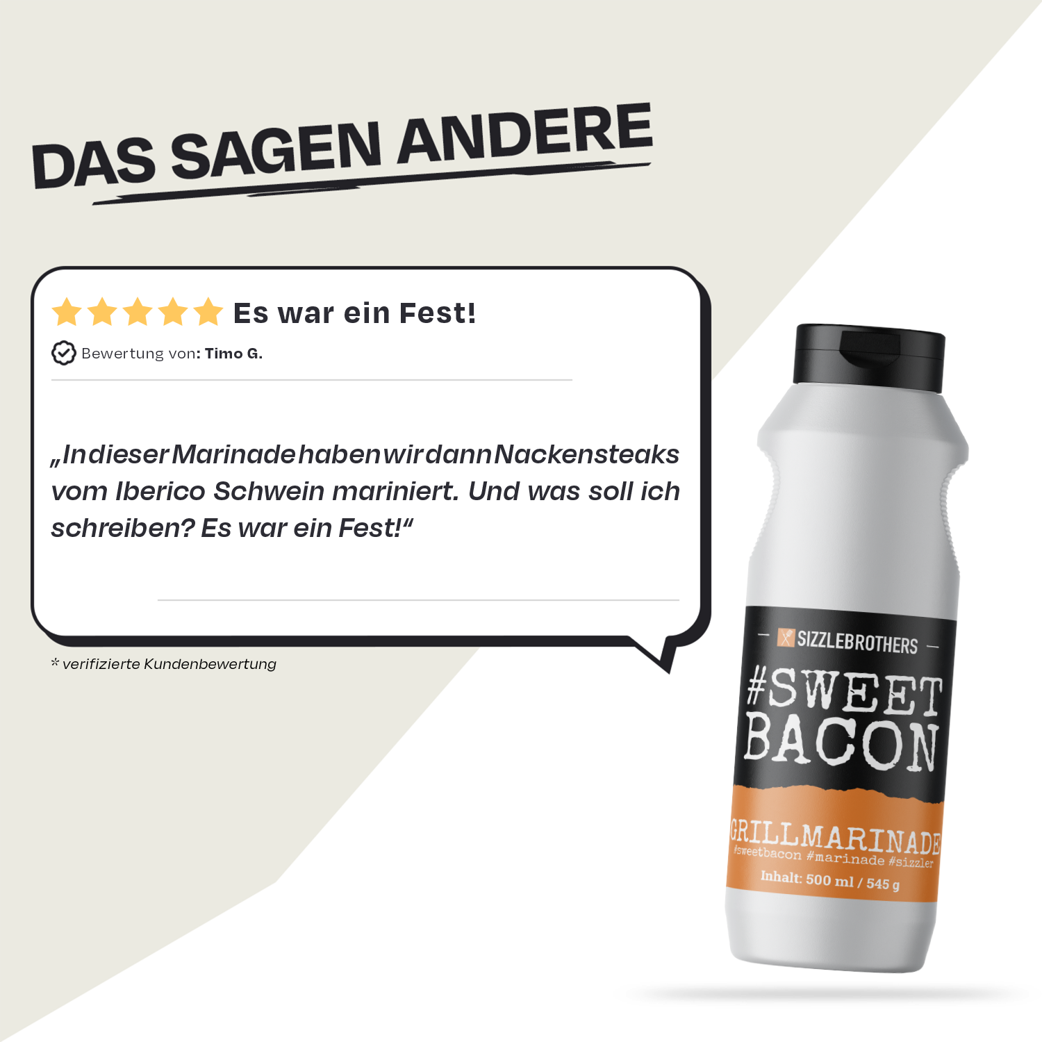 Kundenzitat von Timo G.: Es war ein Fest!