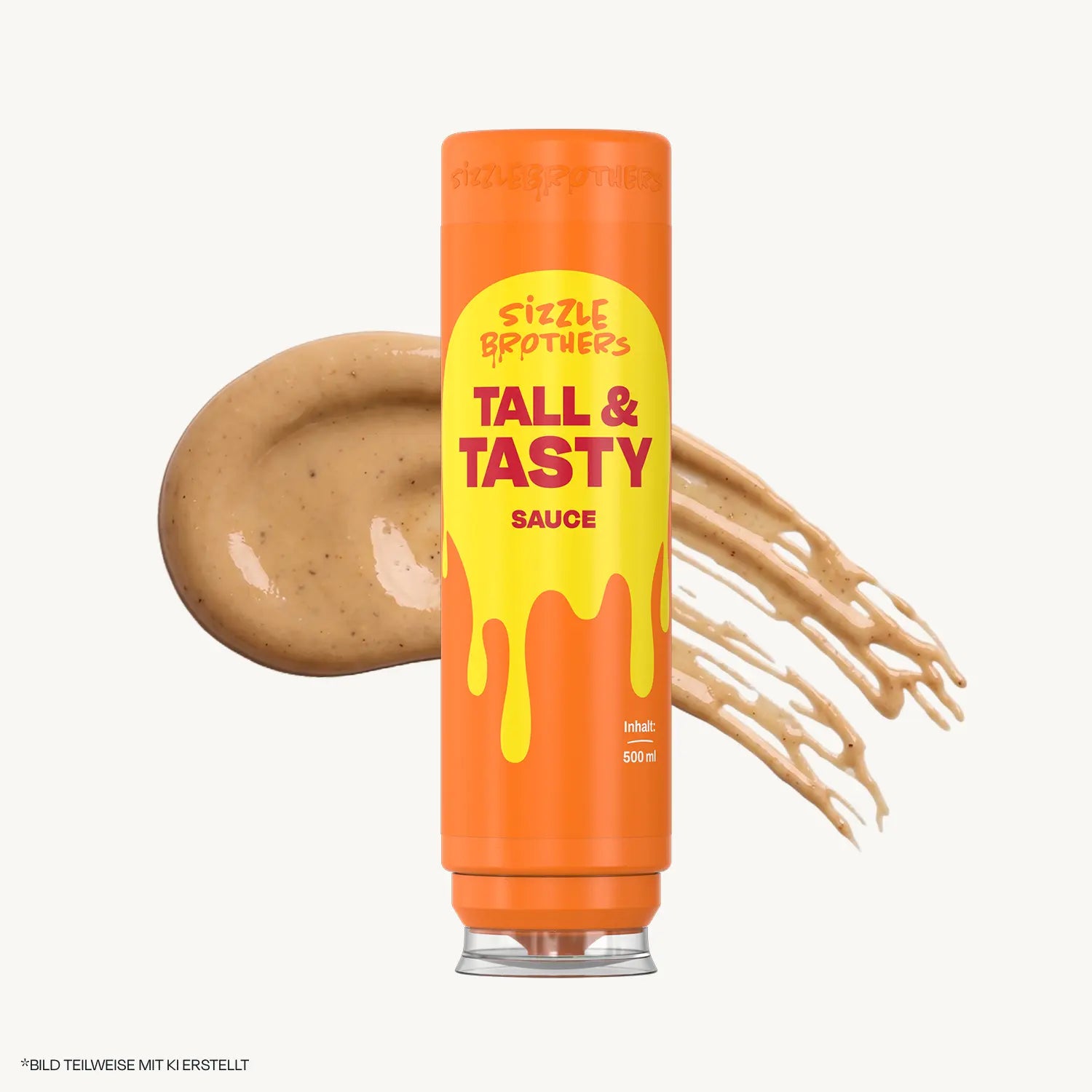 Tall & Tasty Burger Sauce von SizzleBrothers, 500 ml Flasche rauchige Burgersauce