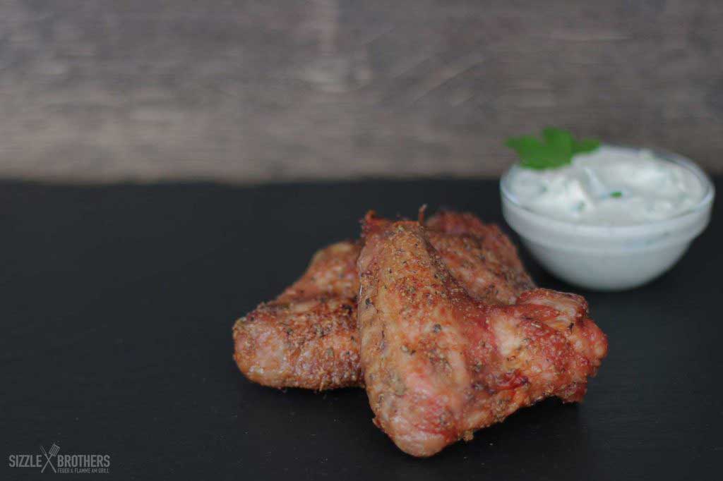 Chicken Wings mit Blue Cheese Dip