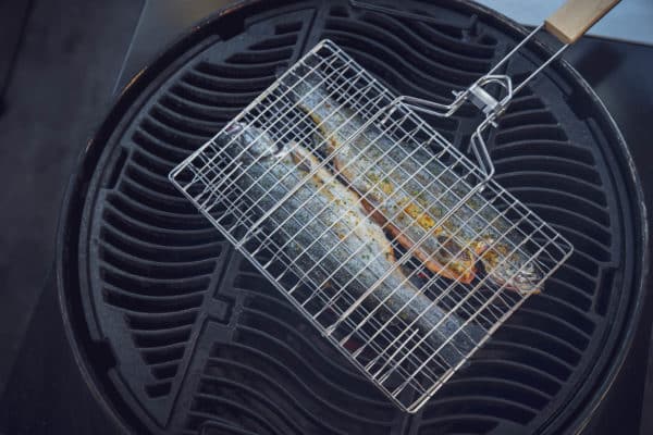 Fischrost auf dem Grill