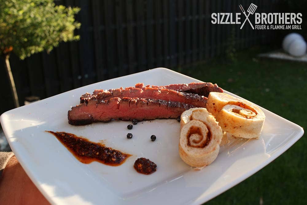 Flank Steak Sous Vide gegart