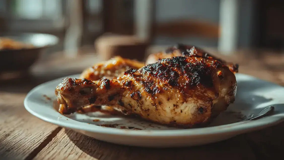 Hähnchenschenkel aus der Heißluftfritteuse