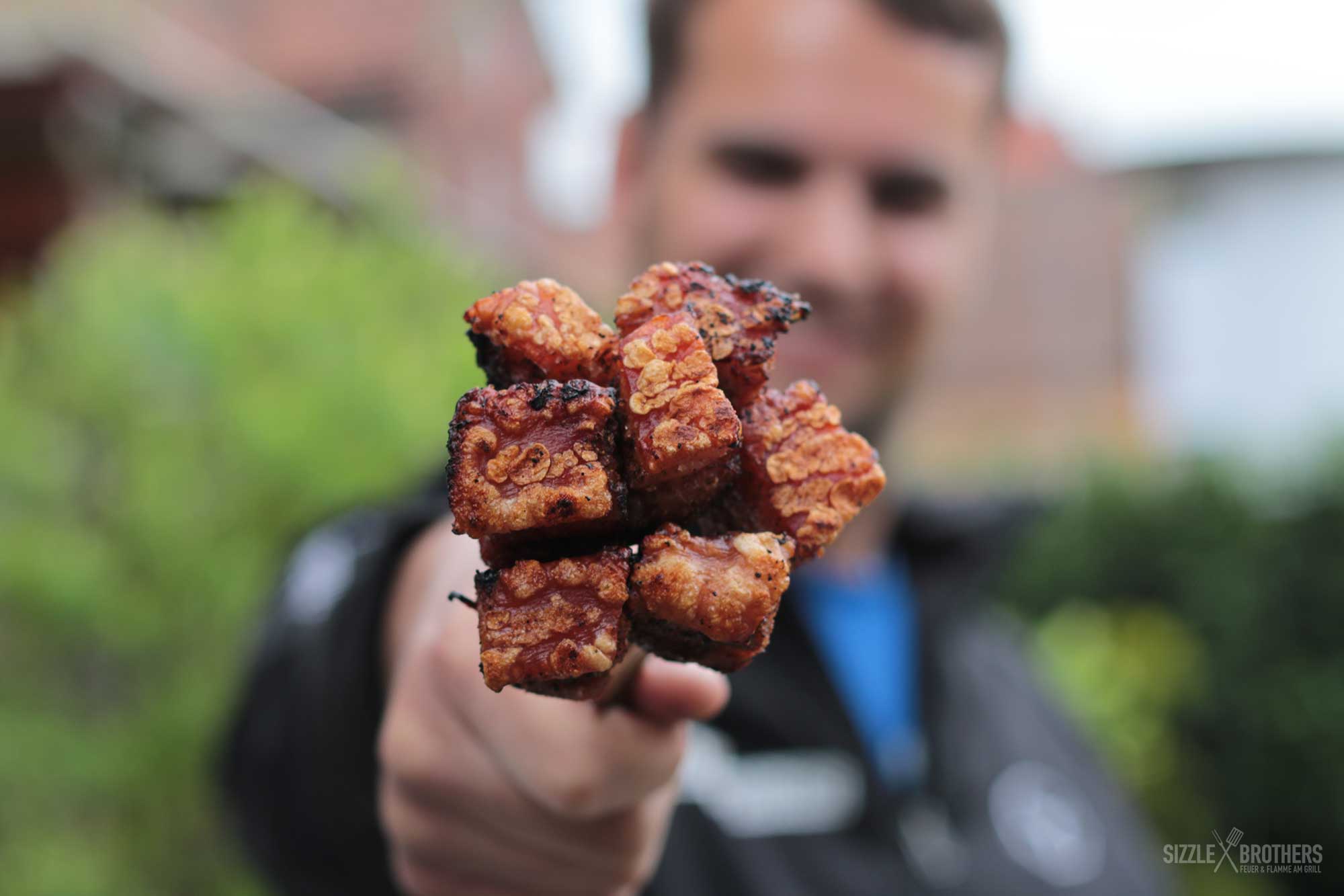 Schweinebauch Spieße