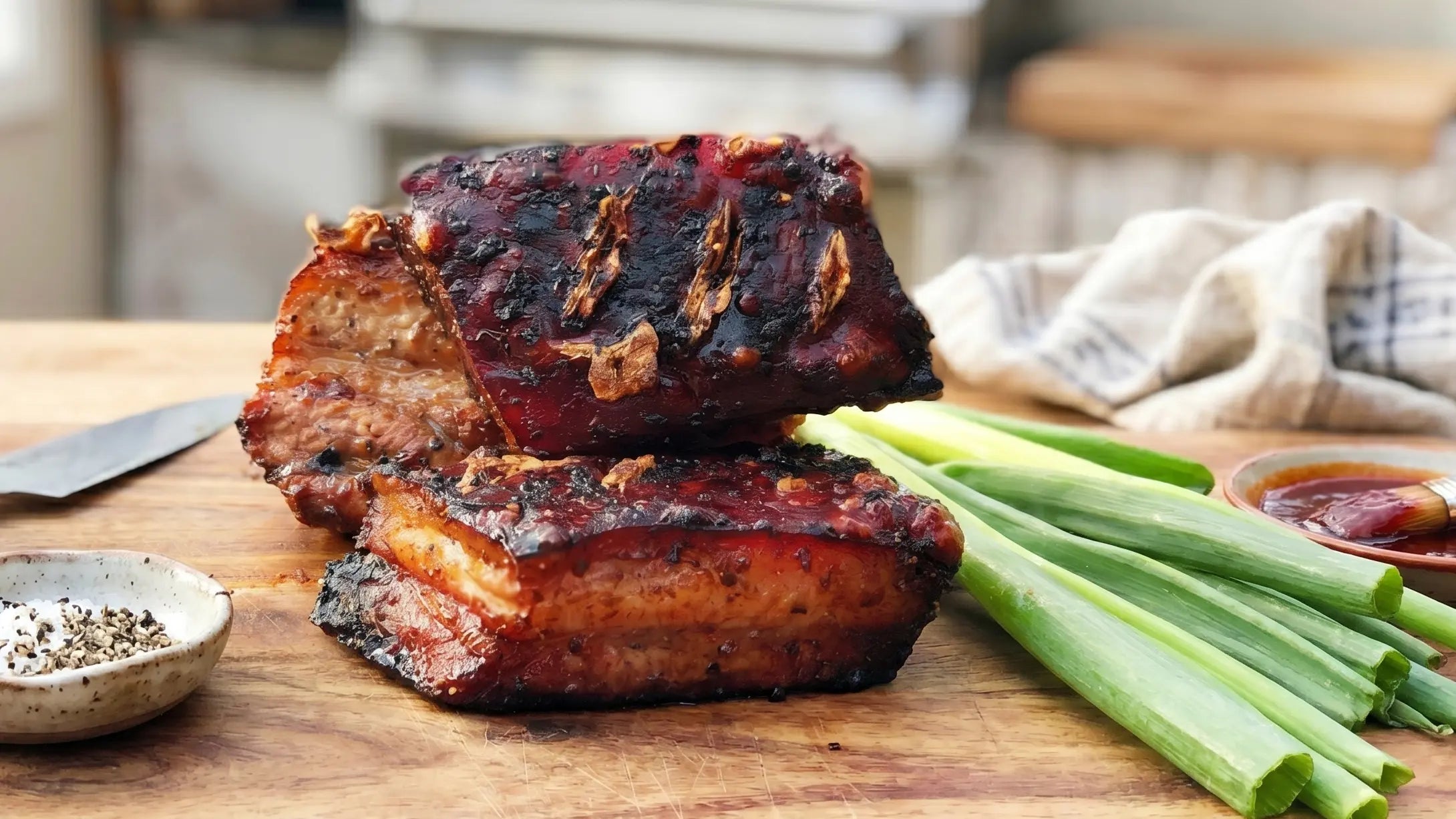 Schweinebauch mit krosser Schwarte
