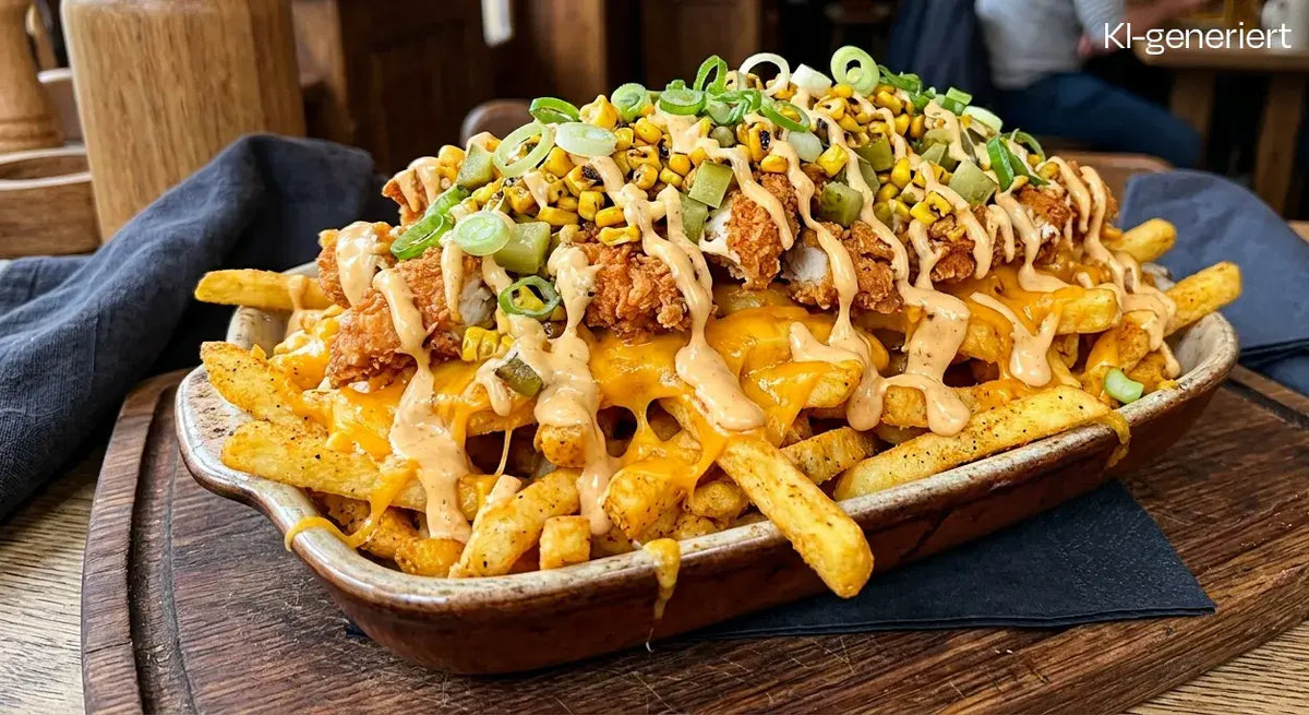 Crispy Chicken Loaded Fries