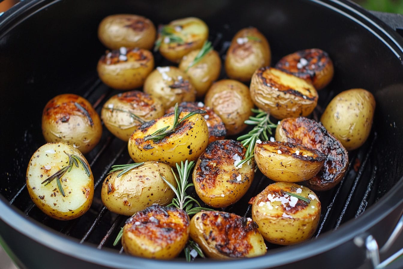 Rosmarinkartoffeln Rezept für Grill und Backofen