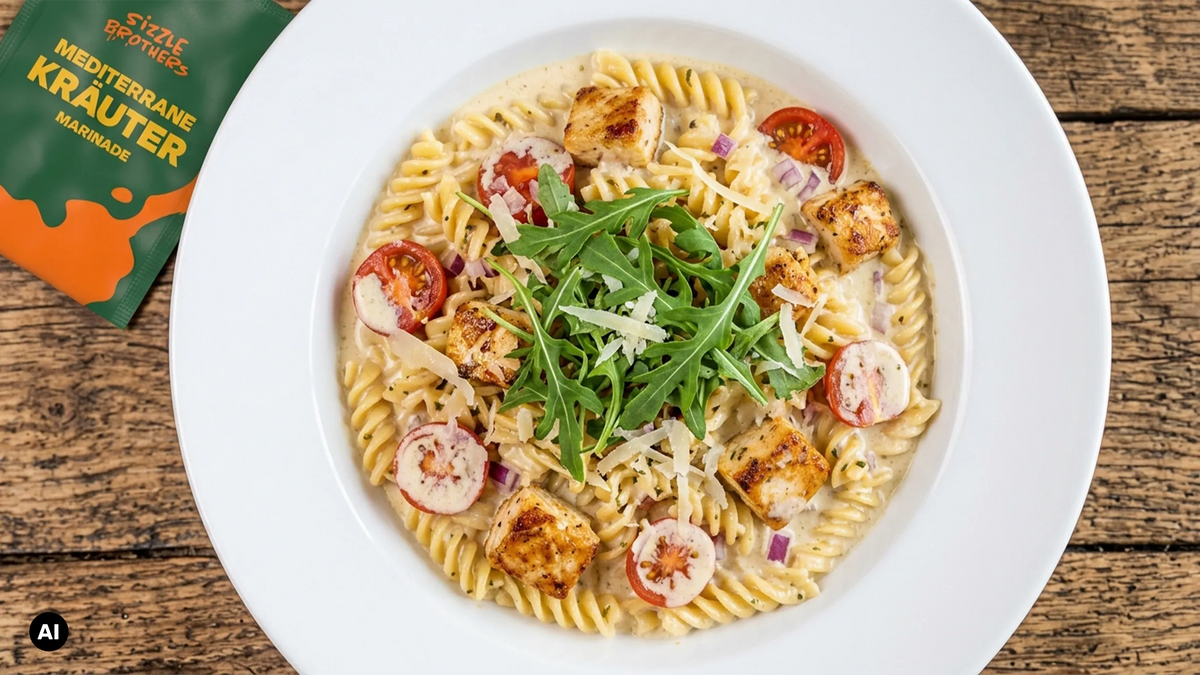 Mediterrane Kräuter-Pasta