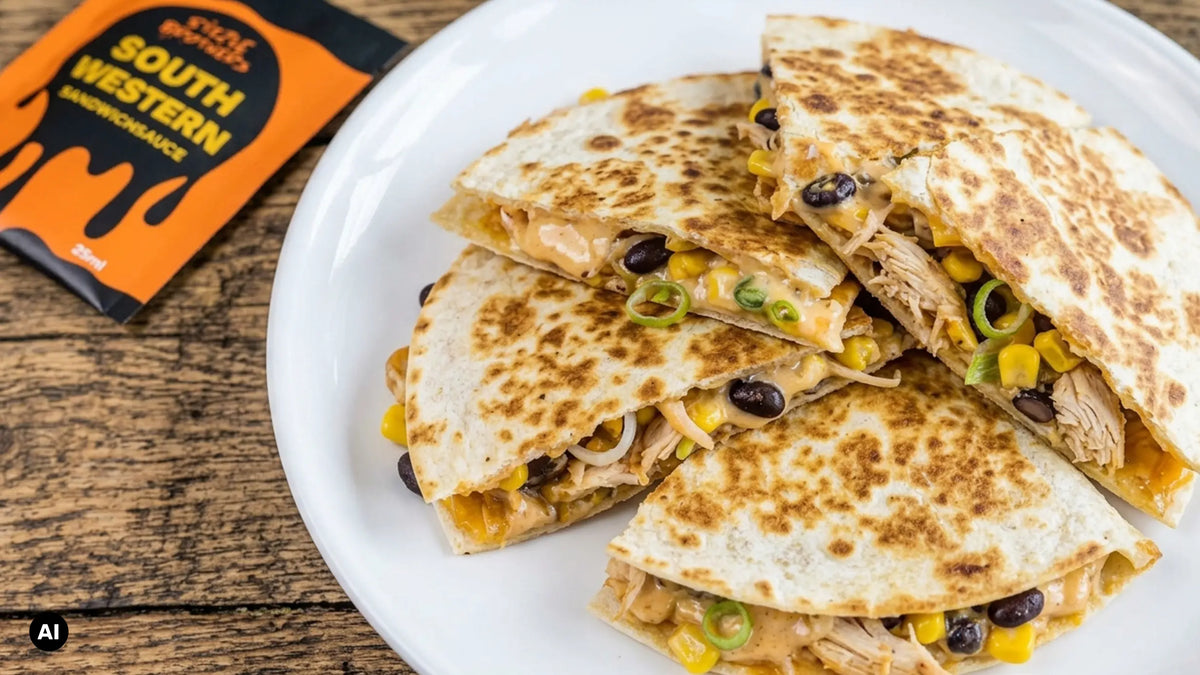 South Western Chicken Quesadillas