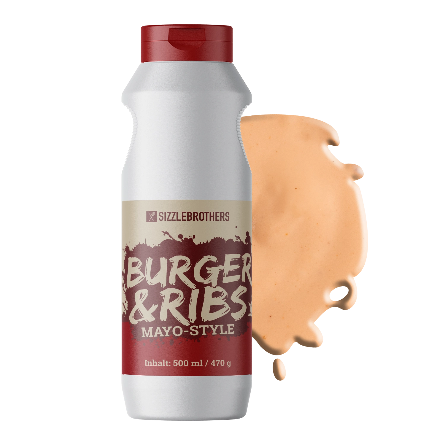Burger &amp; Ribs Sauce Mayo-Style SizzleBrothers 500 ml