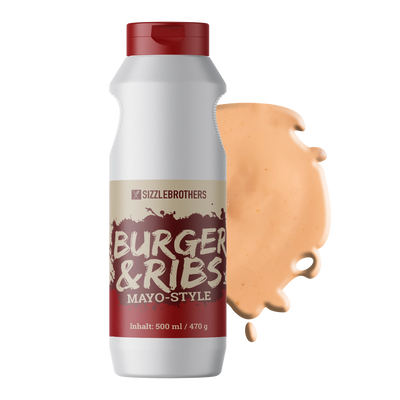Burger &amp; Ribs Sauce Mayo-Style SizzleBrothers 500 ml