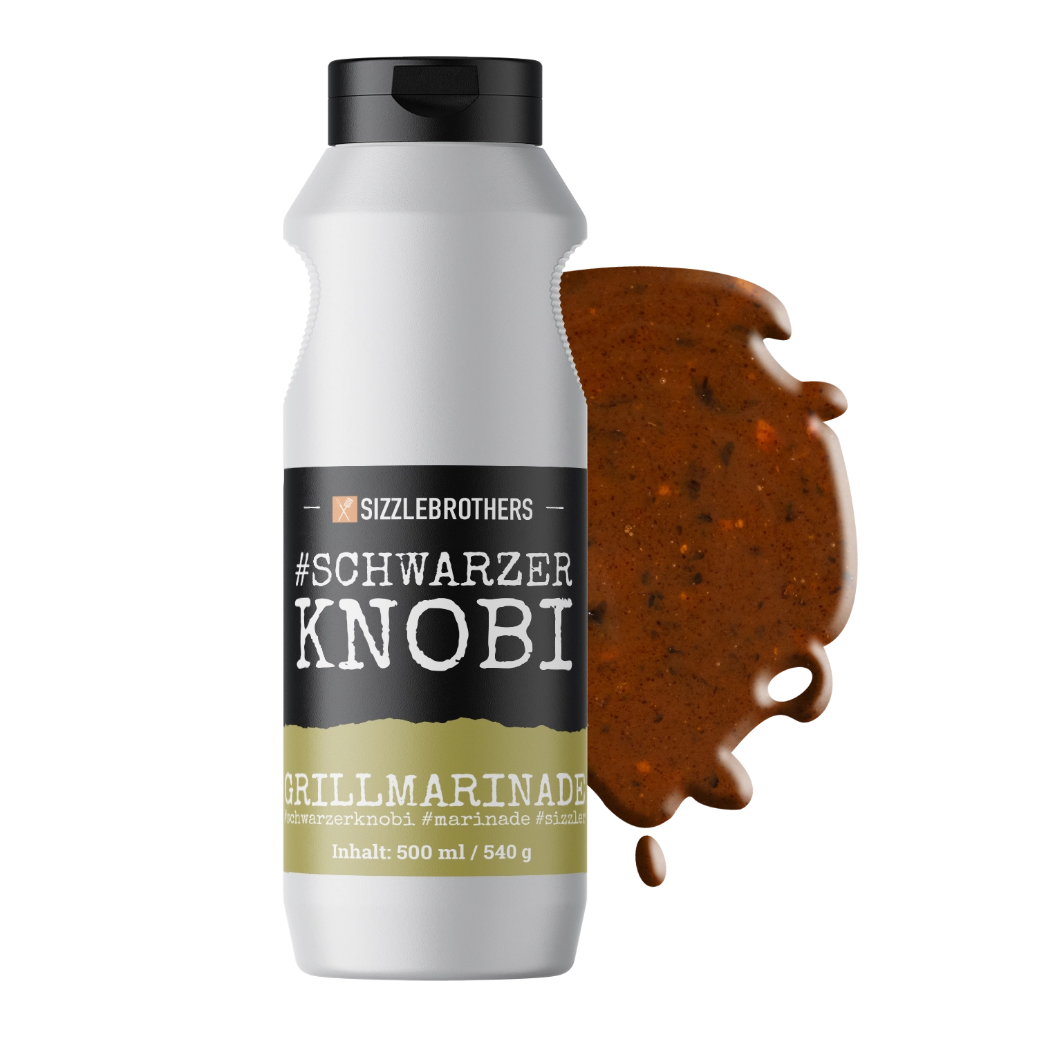 SchwarzerKnobi Marinade 500 ml SizzleBrothers