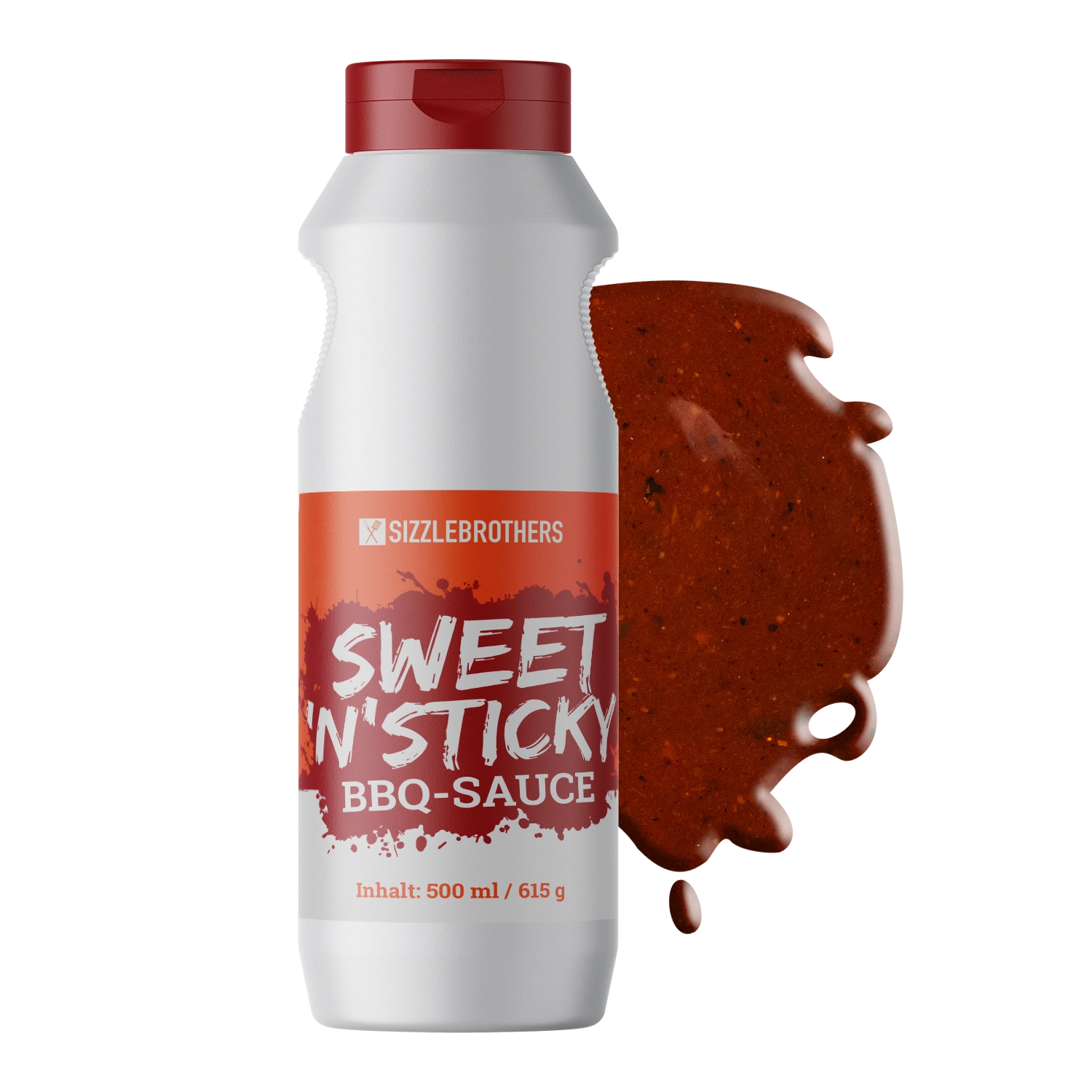 Sweet 'n' Sticky BBQ-Sauce SizzleBrothers 500 ml