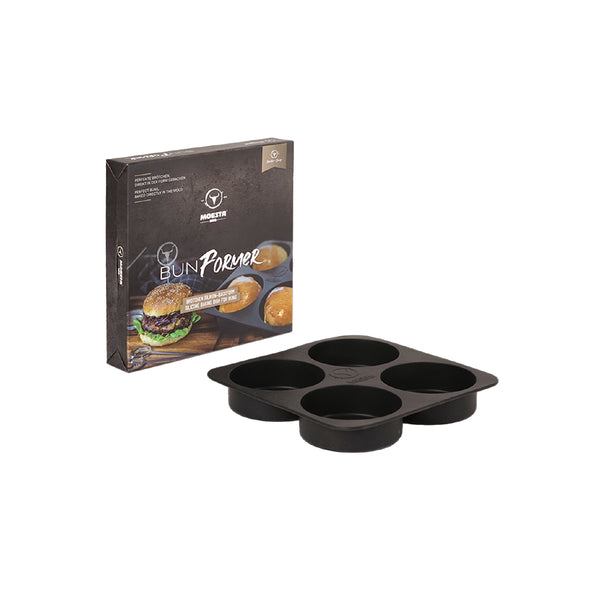 WOPPLXY Silikon Hamburger-Brötchenform – 6 Mulden, 10,2 Cm, Hitzebeständig (-40°C Bis 230°C), 3 Stück
