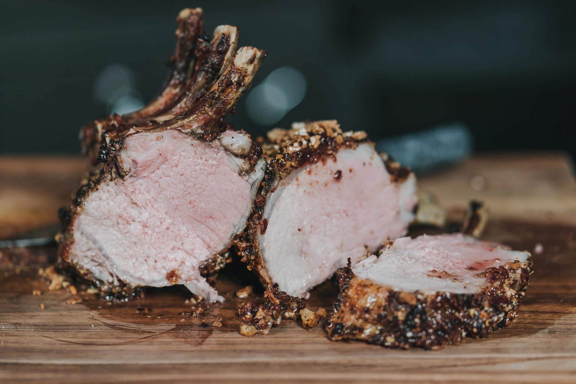 Iberico French Rack im Anschnitt
